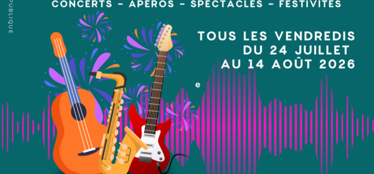 L’affiche des Vendredis de Vollore 2026 dévoilée